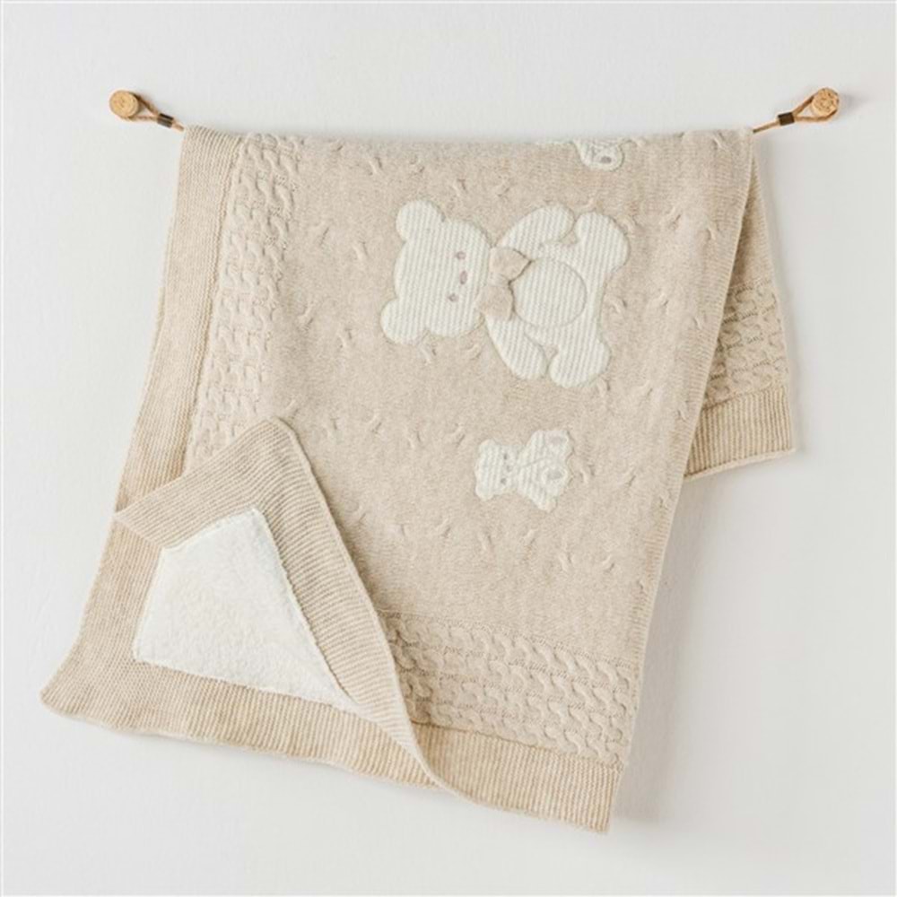 BEBEK TRİKO BATTANİYE KNITTED BLANKET 95x85
