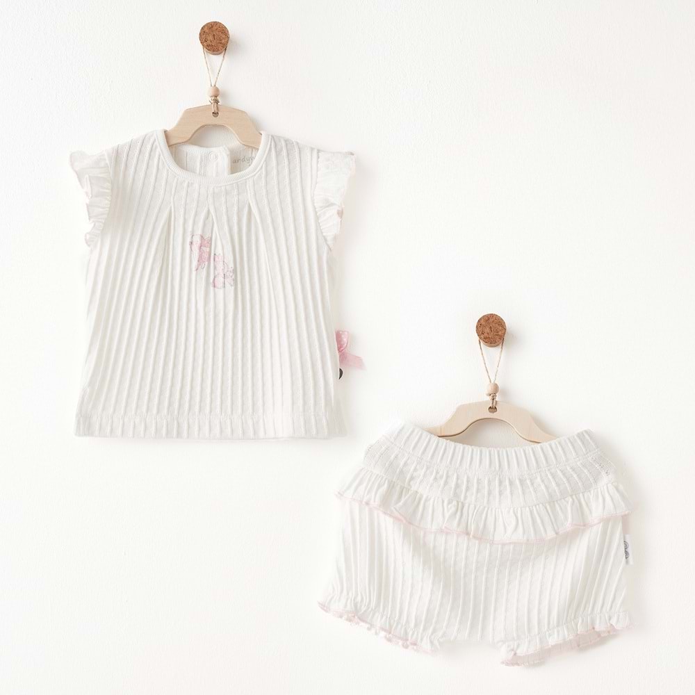 BEBEK TAKIM 2 PCS SET JACQUARD SUMMER TIME
