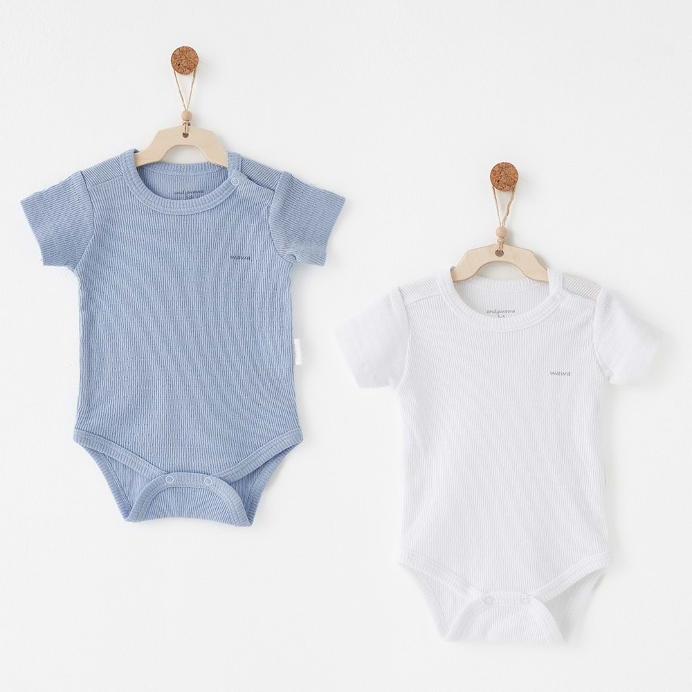 BEBEK BODY 2 PCS SHORT SLEEVE BODY JACQUARD SPECIAL MODAL