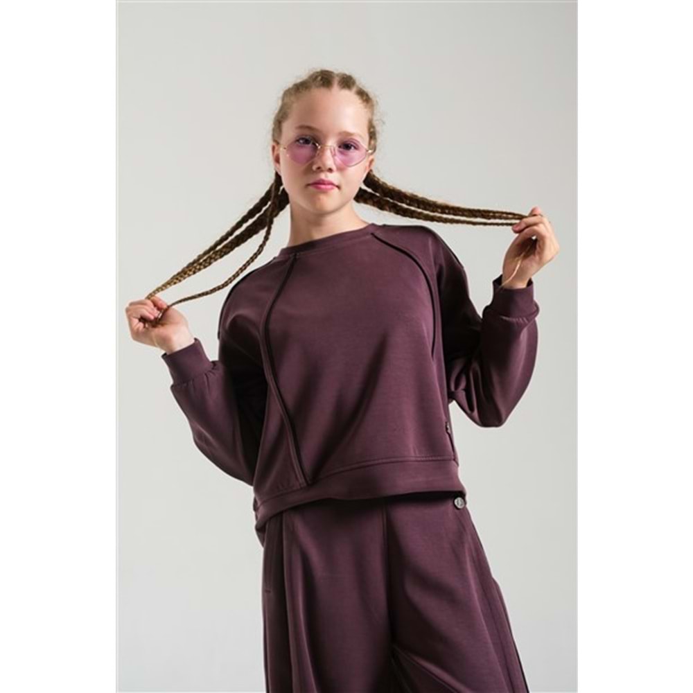 8844 SWEATSHIRT - MÜRDÜM - 158 CM