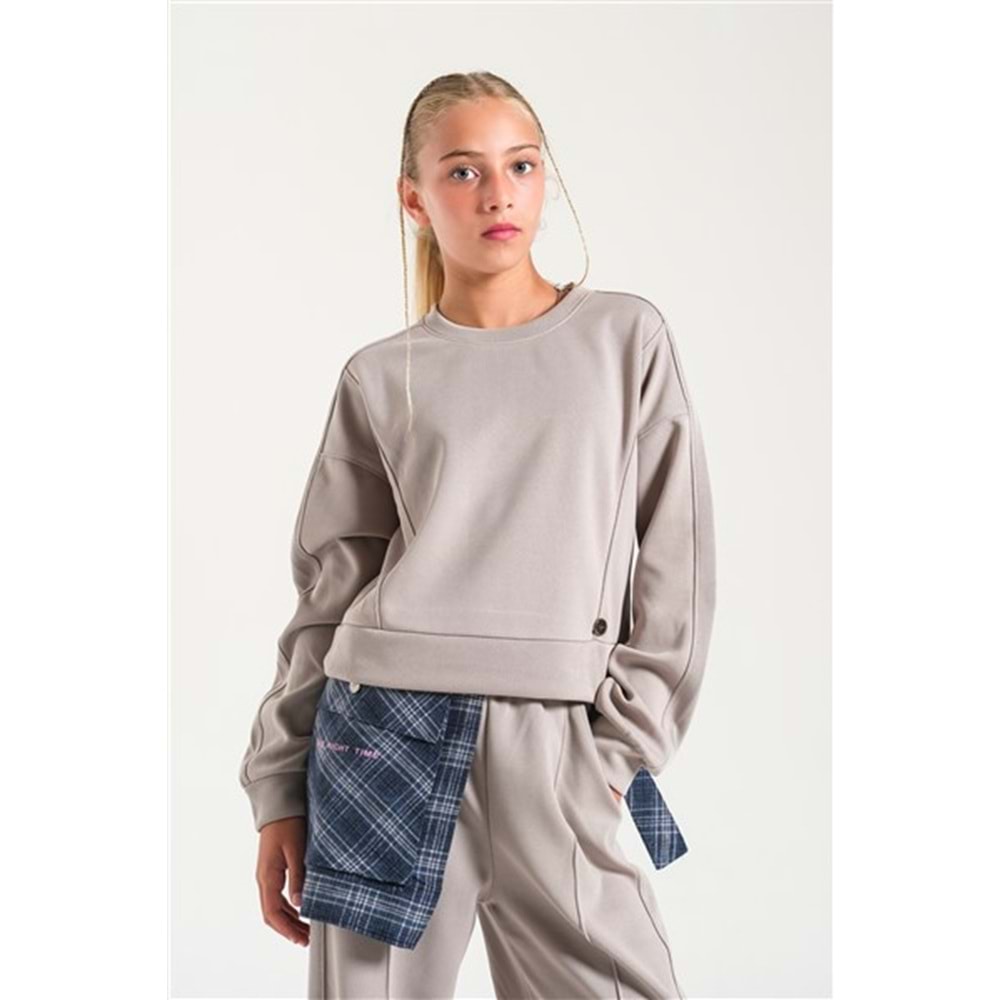 8825 SWEAT - GRİ - 158 CM
