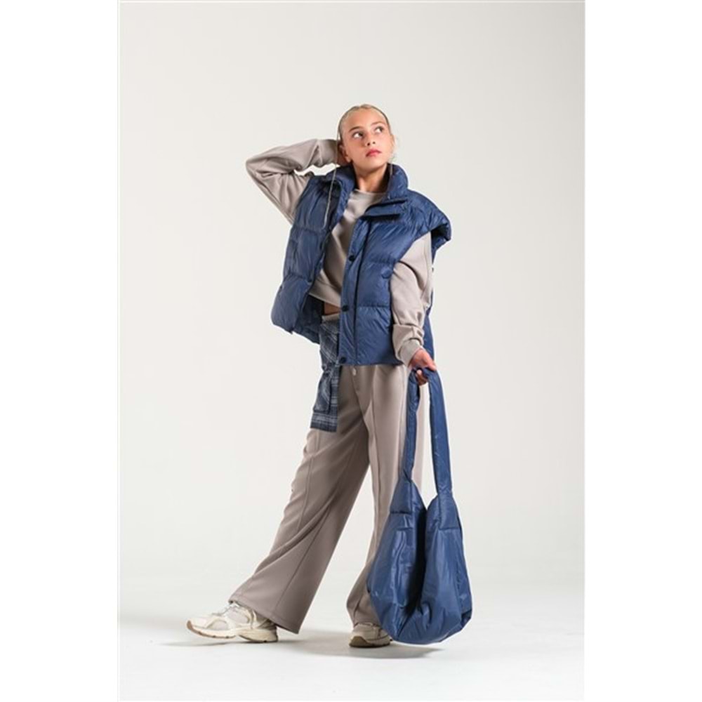 8847 YELEK - İNDİGO - 140 CM