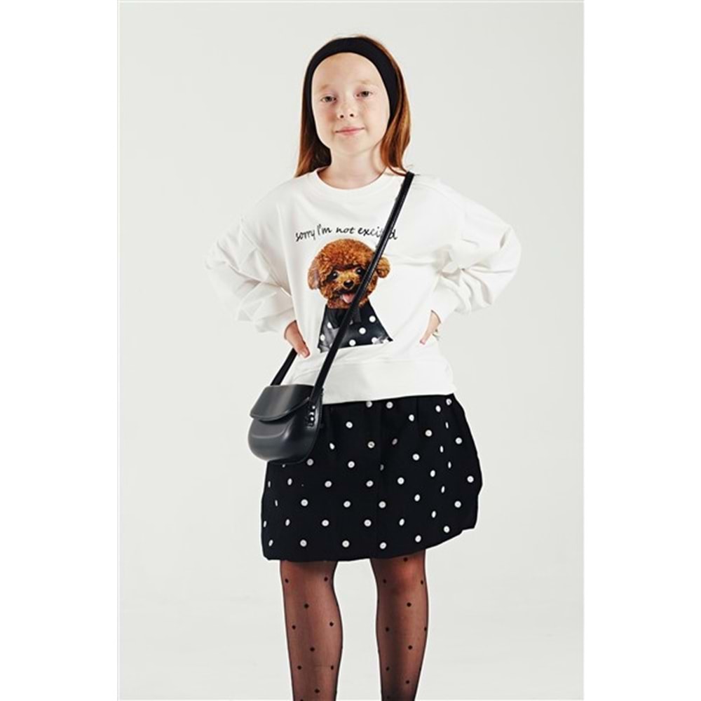 N1212 SWEATSHIRT - EKRU - 116 CM