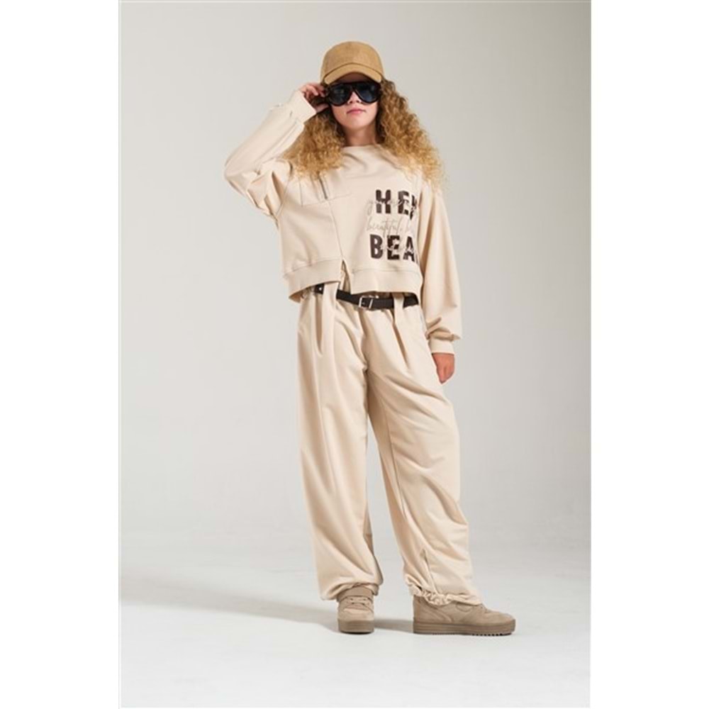 8852 PANTOLON - BEJ - 140 CM