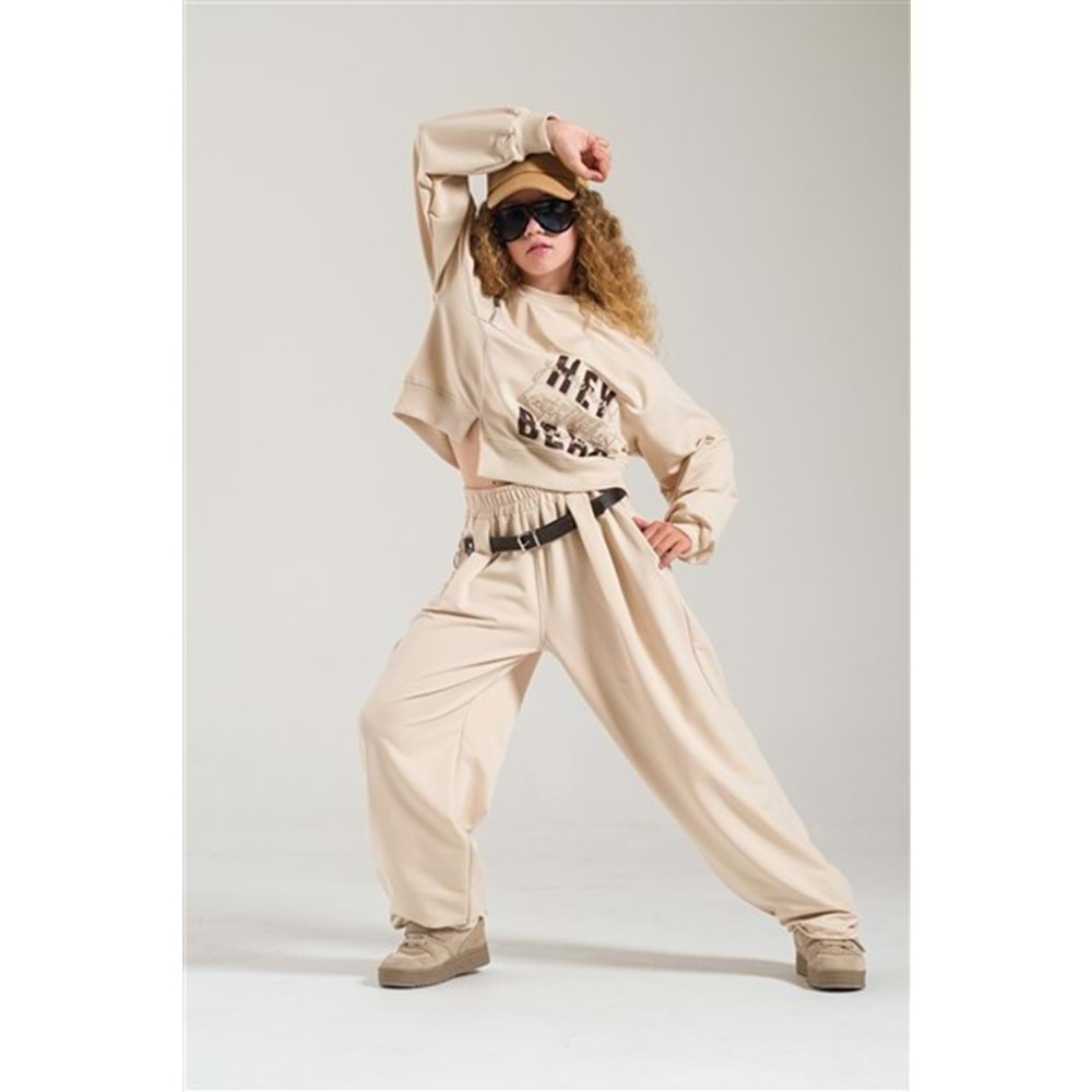 8852 PANTOLON - BEJ - 140 CM
