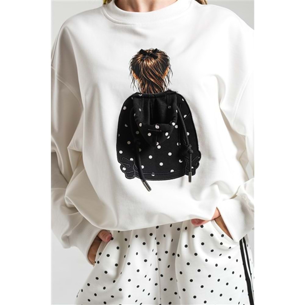 8878 S-SHIRT - EKRU - 158 CM