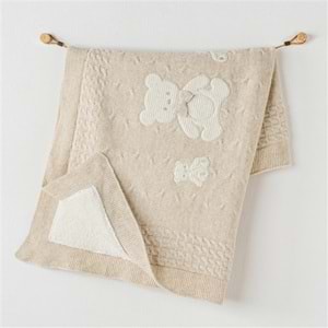 BEBEK TRİKO BATTANİYE KNITTED BLANKET 95x85