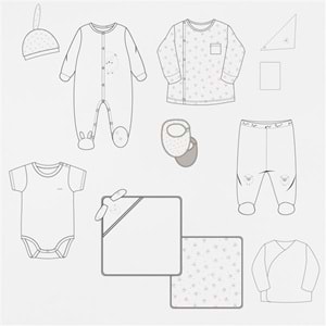 BEBEK HASTANE ÇIKIŞI 10 PCS NEWBORN SET TINNY SHIPS