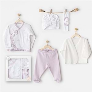 BEBEK HASTANE ÇIKIŞI 5 PCS NEWBORN SET MAGICAL BUTTERFLY