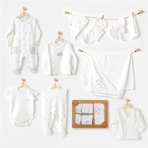 BEBEK HASTANE ÇIKIŞI 10 PCS NEWBORN SET THE ZOO S BALBOA ORGANIG