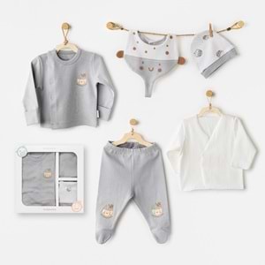 BEBEK HASTANE ÇIKIŞI 5 PCS NEWBORN SET HELLO AUTUMN