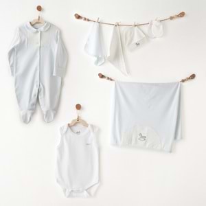BEBEK HASTANE ÇIKIŞI 7 PCS NEWBORN SET LITTLE COWBOY