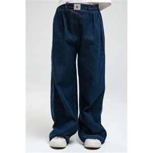 N1065 KIZ PANTOLON - MAVİ - 6-7 YAŞ