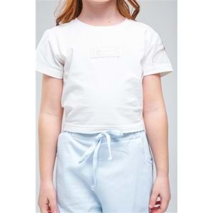 N1085 KIZ CROP - MAVİ - 3-4 YAŞ