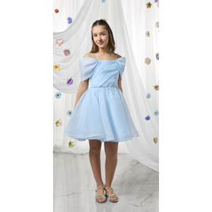 5612 ELBİSE - MAVİ - 14 YAŞ