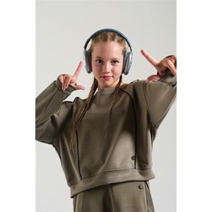 8844 SWEATSHIRT - HAKİ - 8-9 YAŞ