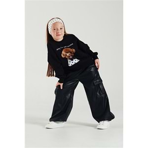 N1212 SWEATSHIRT - SİYAH - 122 CM