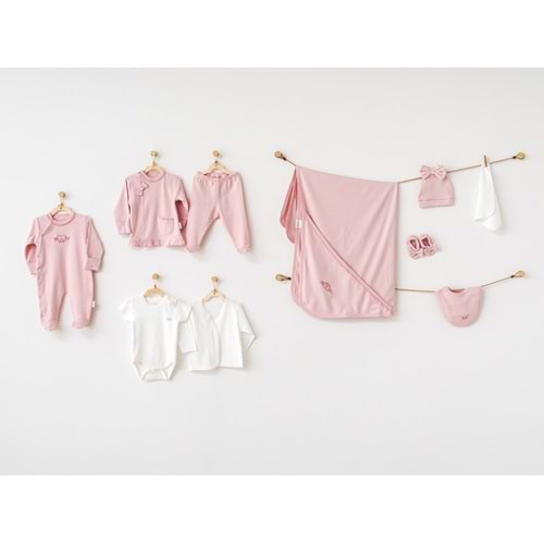 BEBEK HASTANE ÇIKIŞI 10 PCS NEWBORN SET NATURA WAWA ORGANIG