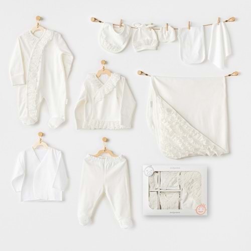 BEBEK HASTANE ÇIKIŞI 10 PCS NEWBORN SET CHIC GIRL