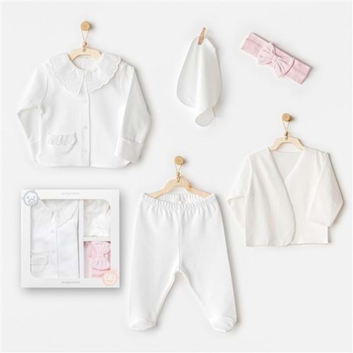 BEBEK HASTANE ÇIKIŞI 5 PCS NEWBORN SET CUDDLY BUNNY BEAR