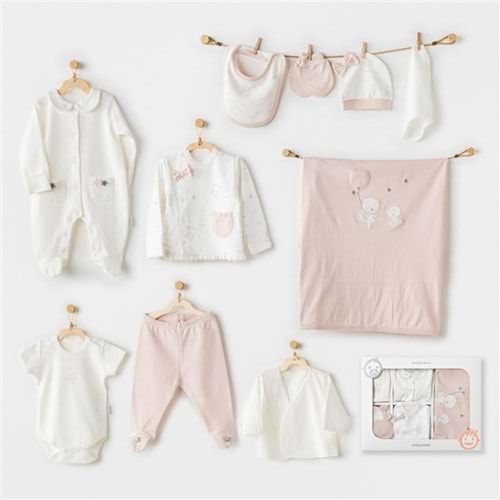 BEBEK HASTANE ÇIKIŞI 10 PCS NEWBORN SET BALLERINA