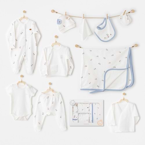 BEBEK HASTANE ÇIKIŞI 10 PCS NEWBORN SET RAINBOW
