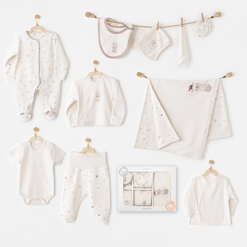 BEBEK HASTANE ÇIKIŞI 10 PCS NEWBORN SET MY 1 ST WARDROBE