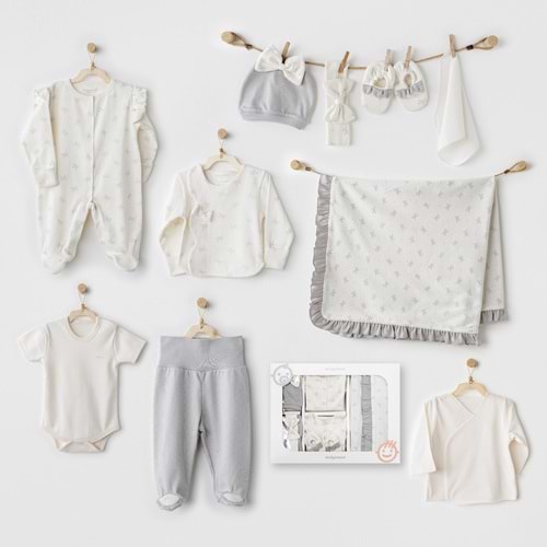 BEBEK HASTANE ÇIKIŞI 10 PCS NEWBORN SET BABY BOW BLISS