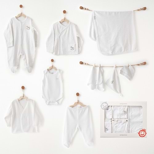 BEBEK HASTANE ÇIKIŞI 10 PCS NEWBORN SET MY LITTLE WORLD