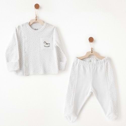 BEBEK ZIBIN TAKIM 2 PCS SIDE SNAP SET MY LITTLE WORLD