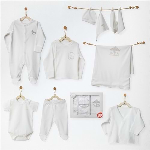 BEBEK HASTANE ÇIKIŞI 10 PCS NEWBORN SET ROYAL BABY