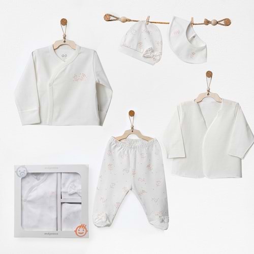 BEBEK HASTANE ÇIKIŞI 5 PCS NEWBORN SET ROYAL BABY