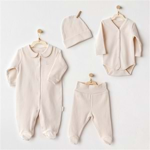 BEBEK HASTANE ÇIKIŞI 4 PCS NEWBORN SET BEAR TIME