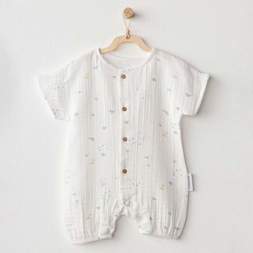 BEBEK TULUM ROMPER OCEAN IS MY HAPPY PLACE MUSLIN