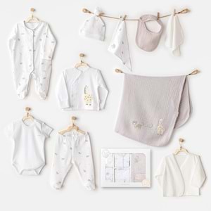 BEBEK HASTANE ÇIKIŞI 10 PCS NEWBORN SET LITTLE KING