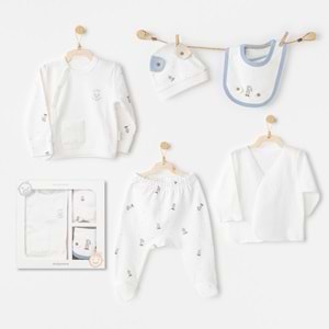BEBEK HASTANE ÇIKIŞI 5 PCS NEWBORN SET RAINBOW