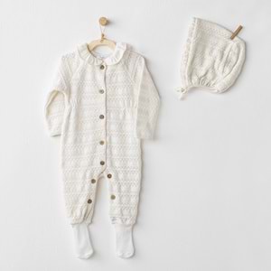BEBEK TULUM TAKIM ROMPER HAT SET WAWA EXCLUSIVE