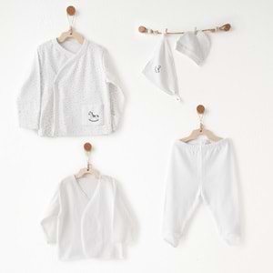 BEBEK HASTANE ÇIKIŞI 5 PCS NEWBORN SET MY LITTLE WORLD