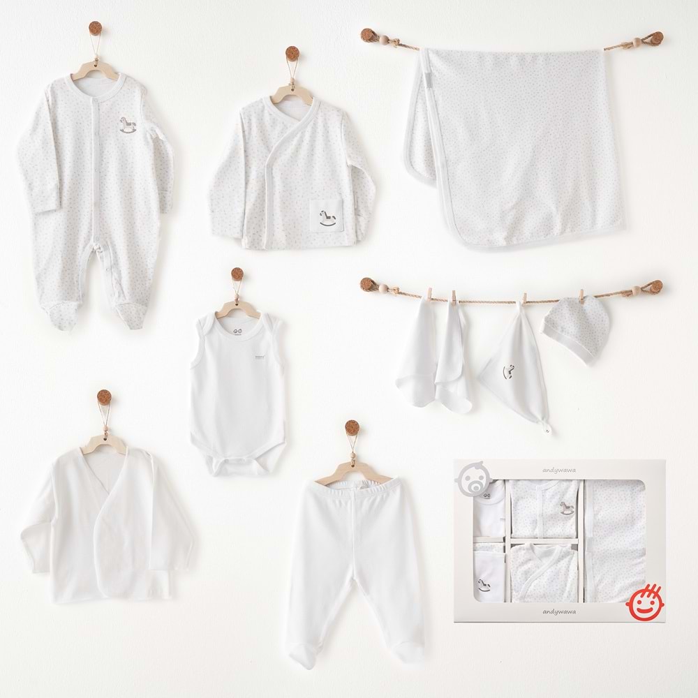 BEBEK HASTANE ÇIKIŞI 10 PCS NEWBORN SET MY LITTLE WORLD