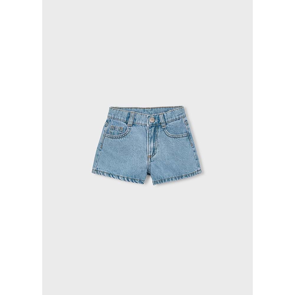 Denim şort basic