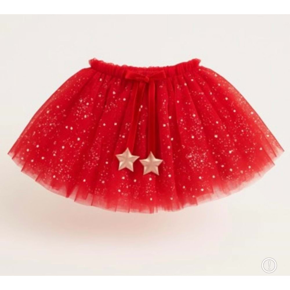 TÜTÜ ETEK - KIRMIZI - 1-2 YAŞ