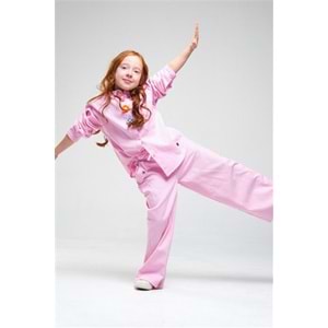 N1084 KIZ PANTOLON - PEMBE - 5-6 YAŞ